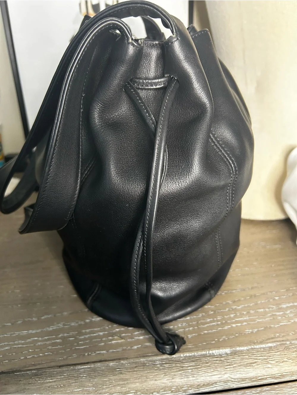 Coach Vintage Lexington Drawstring Bucket Bag 4180 – Black TannedGlove Leather
